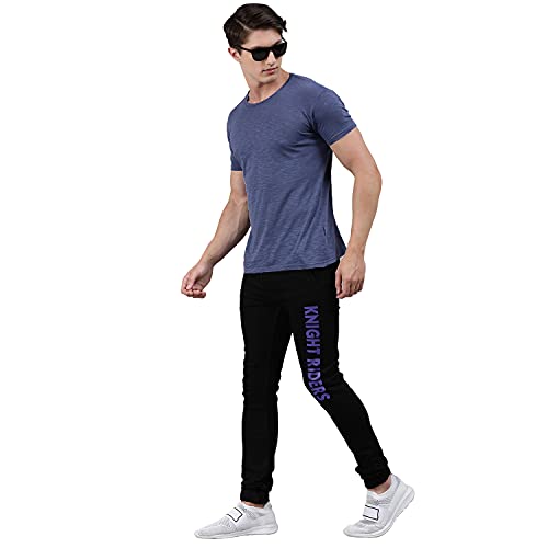 Image of Urbano Fashion Men's Printed Jogger Jeans Slim Fit Stretch