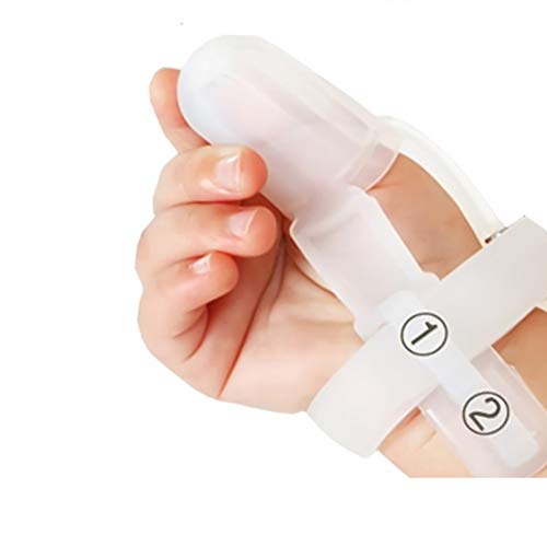 Little Baby Silicone Thumb Sucking Stop Finger Guard Treatment Kit to Stop Thumb
