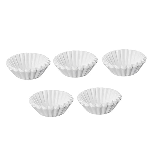 Cabilock 100枚 ボウル型コーヒーフィルター 紙製ティーフィルター 使い捨て 大容量 家用 純粋抽出対応 コーヒー煮茶機用