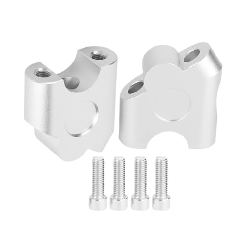 Elevadores de manillar de 22 mm con abrazadera universal de aluminio para motocicleta