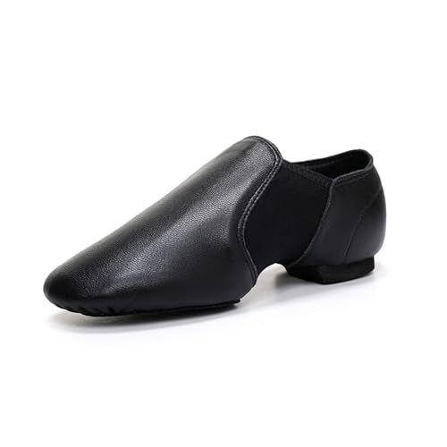 Jazz Shoes for Girls Slip-On Dance Shoes Genuine Leather Jazz Dance Shoes for Girls Boys（Little Kid/Big Kid）2