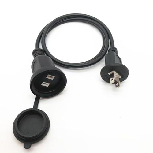 延長コード 5m 防雨型 防水 屋外 PSE認証 エコ 電動工具、草刈り機、照明用、掃除機 屋外 作業用 延長コード 黒い