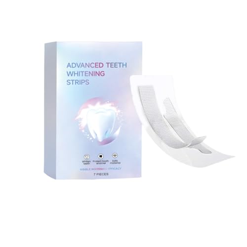 Cuidado Bucal - Tiras Blanqueadoras Profesionales - Tiras de Pulido Dental - Reduce Manchas - Cero Sensibilidad - Protección del Esmalte, Aliento Fresco - Para Amantes del Café y el Té