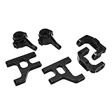 Dilwe RC Schwinge, RC Antriebswelle Set RC Schwinge Antriebswelle Lenkplatte Upgrade Zubeh?r Weihnachten Car Model Parts f¨¹r CC01 Automodellteile (Schwarz) Model Toy