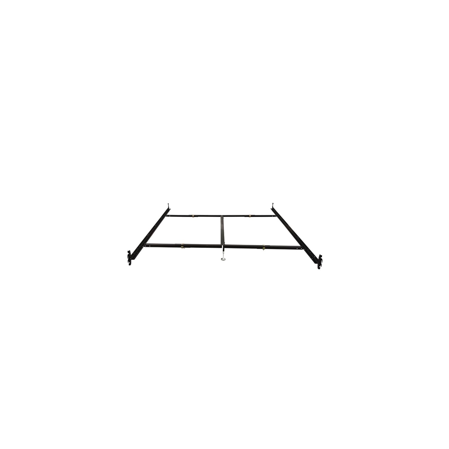 coastal cool base bed rails - queen/eastern king size, 82" l x 1.5" w x 6" h hook-on design with center support bar and dual stability glides for secure mattress foundation and easy assembly