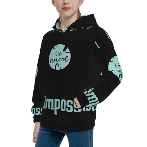 A Truly Great Boss Kid Hoodies Boys Sweatshirts Girls Pullover with Pocket2