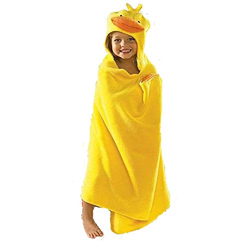 Jumping Beans Duck Hooded Bath Towel, in Yellow