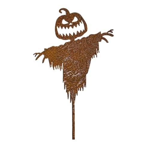 Vogelscheuche Rost Gartenstecker, Metall Roststecker, Gartendeko für...