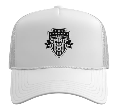 Gorra Trucker Blanca con Malla Ajustable Washington Spirit FC miniatura 2