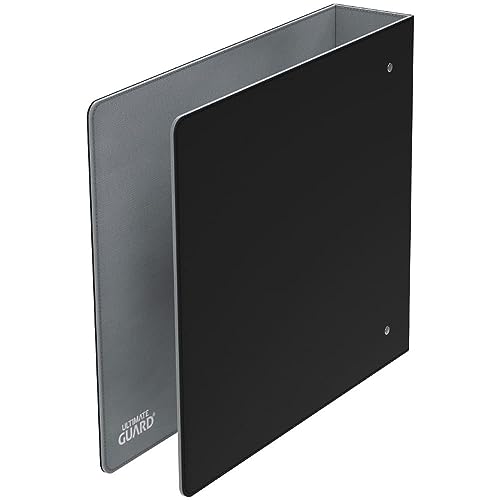 Image of Ultimate Guard Collector's Album QuadRow | Trading Card Collection Binder with Black Xenoskin Cover & Reinforced 3 Heavy Duty D-Ring | Perfect for TCG Sleeves | Holder Album