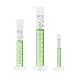 Utile Plastic Graduated Measuring Cylinder Set, 3 Sizes 10ml 50ml and 100ml, PP Material with Hexagonal Base and Blue Printed Graduation, 4099.0015.1.