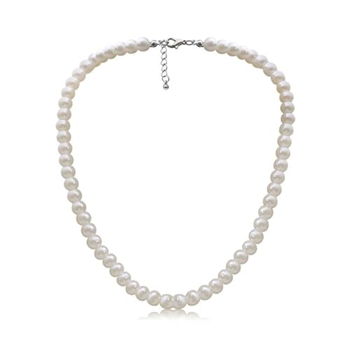 KFRS Imitation Pearl Necklace for Women | Vintage Beaded Pearl Choker for Everyday Wear Fancy Dress Wedding Brides Jewellery Costume Jewellery