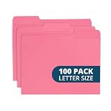 Unique Color Selection for Organization: These all-pink file folders are perfect for color coding, branding, or adding a feminine touch to your filing system. Ideal for organizing in bulk or creating a consistent style. Cost-Effective, High-Quality C...