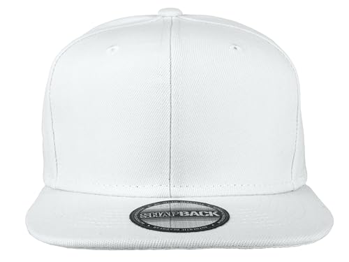 Image of Gelante Plain Blank Flat Brim Adjustable Snapback Baseball Caps LOT 6 Pack
