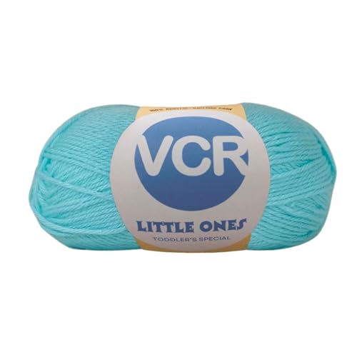 Image of VCR Cyan Yarn, 100 Grams Hank, 190 Meters Length, Acrylic Ball for Crochet and Knitting, Soft Crosia Threads, Pack of 1 Yarn, Suitable for DIY Crafts
