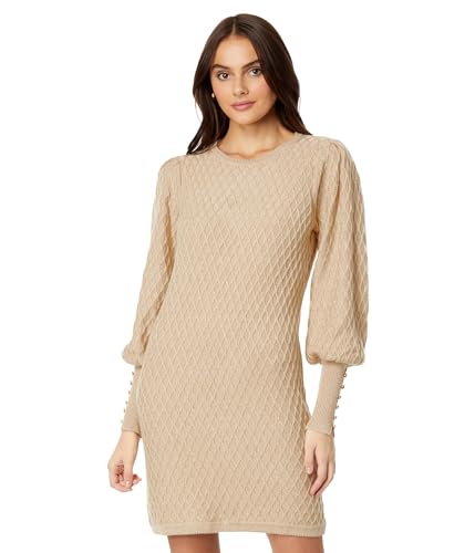 Lilly Pulitzer Jacquetta Sweater Dress for Women - Cotton-Blend Fabric - Allover Textured Cable Stitch Design