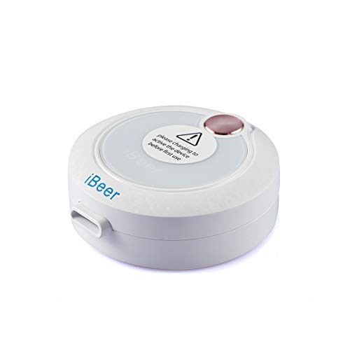 Chopeira Portátil iBeer Com Bateria Interna Para Latas E Garrafas + Cabo (Branco)