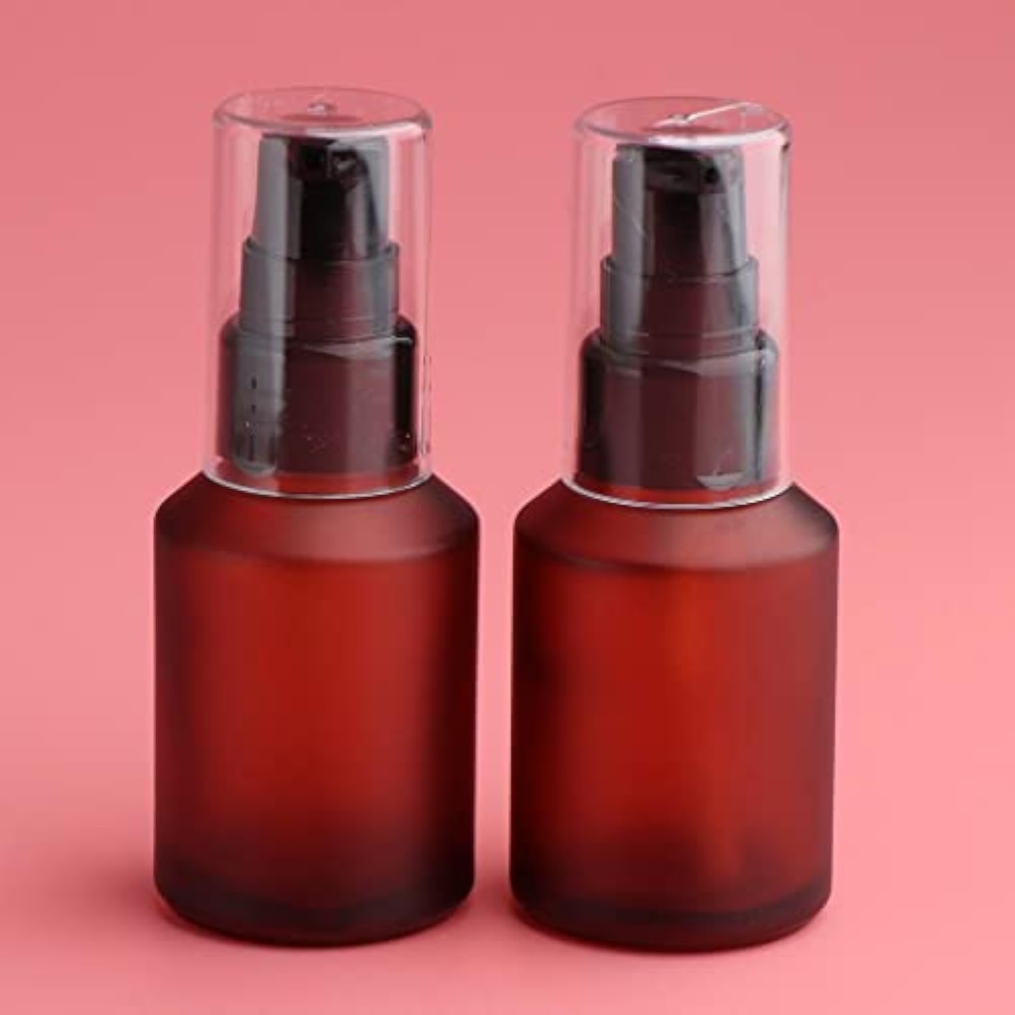 3x2pcs Empty Spray Pump Bottles for Emulsion, 30ml