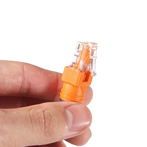 Adaptador convertidor RF a RJ45, pack de 6 piezas miniatura 6