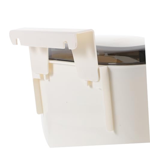 Caneca de basura rectangular para cocina con tapa y montaje en pared miniatura 6