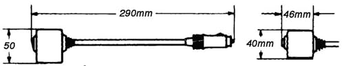 Lámpara Halógena Compacta Hella 6 1/4" con Enchufe de Energía miniatura 2