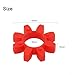 Flexible Coupling Insert For GR14/19/24/38-125 Urethane Shaft Coupler Open Center Red Polyurethane Spider Fit For Industrial Machinery Drives Conveyor Systems Pumps(GR28)