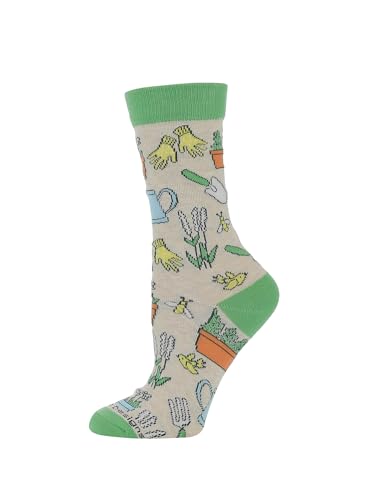 Image of WHD Garden Tool Crew Socks for Women & Men | Fun Veggie Gardening Socks, Nature Lover Gift