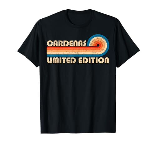 CARDENAS Surname Retro Vintage 80s 90s Birthday Reunion Camiseta