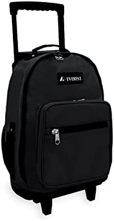 Everest 1045mWheeled Backpack - Standard, Black, One Size,1045WH-BK