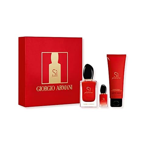 Emporio Armani Giorgio Si Passione Eau de Parfum 2020 Geschenkset, enthält 50 ml EDP, 75 ml Body Lotion & 7 ml Miniatur Cover
