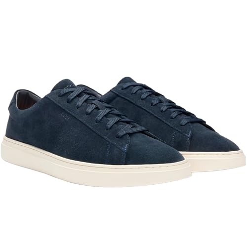 Baskets en cuir suédé BOSS Kieran Tenn chaussures basses homme mode chic