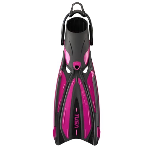 TUSA SF-0114 Solla Scuba Diving Fins with Bungee Strap, Small, Rose Pink