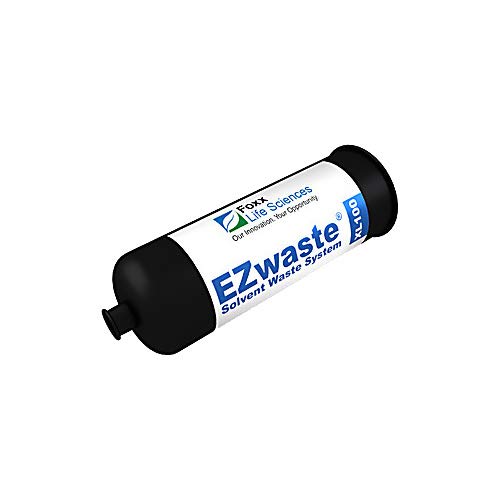 Thomas 330-0952-TMS EZwaste XL Chemical Exhaust Filter, Extra Large, 1/4" Filter Thread, 2.73" OD, 14.5" Height (Pack of 2)