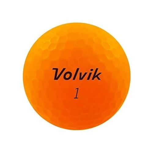 Volvik Power Soft Golf Balls (Orange, 2 Piece, 3pk) 1 Sleeve 2023