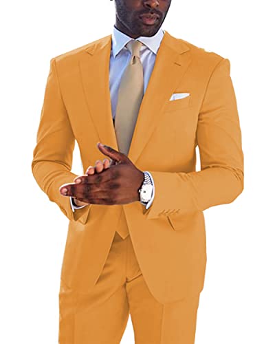 Men's Suit 2 Piece Prom Suit Formal Slim Fit Tuxedos Solid Suit Set for Men4