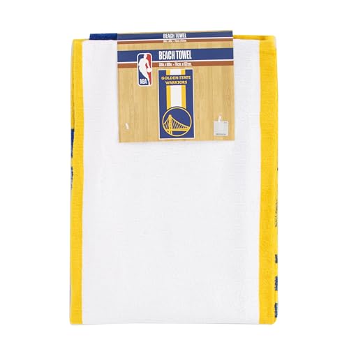 Serviette Golden State Warriors NBA bleue 76x152 cm