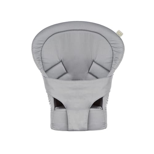 Image of Baby Tula Infant Insert for Standard Baby Carrier, Newborn Support Cushion for 7 to 15 Pounds, Ergonomic Positioning and Head Support for Front Carry Only, Compatible Accessory - Gray