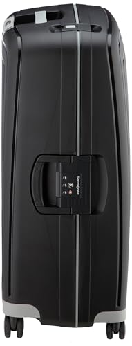 Samsonite S'Cure - Hartschalenkoffer 75 cm Groß - Trolley Koffer mit 4 Rollen, TSA-Schloss, Leicht - 102 L - Schwarz (Black)
