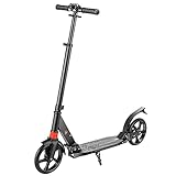 √ PLEGABLE Y PORTÁTIL - Este scooter fue diseñado con un mecanismo de plegado, lo que facilita su plegado y despliegue. Ideal para viajes, almacenamiento, transporte, deportes al aire libre y una excursión al parque. Ya sea que vaya, puede llevarlo fácilmente.