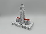 LA City Hall Model- 3D Printed Full Color
