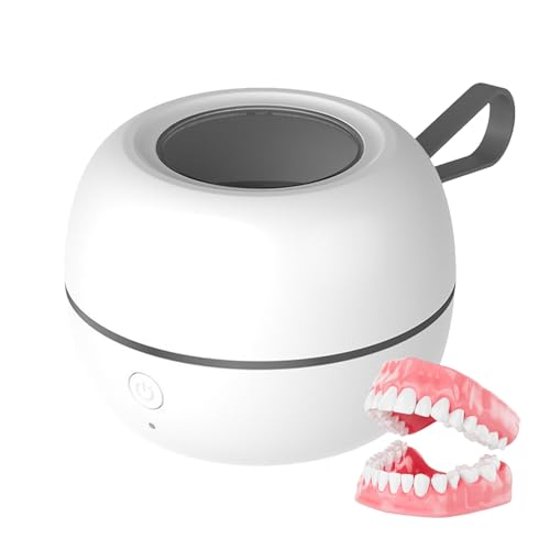 CGACCSD Caja Esterilizadora UV de Chupetes | Estuche Limpiador Portátil Con Luz UV Para Chupetes | Estuche Protector Impermeable para Ortodoncia Dentadura Postiza Pajitas Viajes Camping Padres