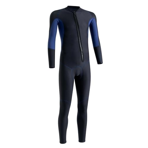 Realizzato in neoprene di densità variabile (es. 3mm o 5mm). Le cuciture sono piatte o sigillate per ridurre al minimo gli sfregamenti sulla pelle e migliorare la resistenza all'acqua.