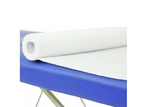 5 Rolos Lençol Descartável Papel Hospitalar 70x50 Branco Cipel