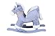 KNORRTOYS.COM 40625 Schaukeltier, „Pferd grau“