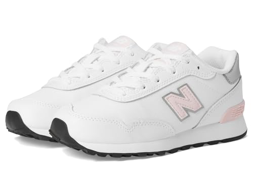 New Balance 515 V1 Lace-up Sneaker, White, 11.5 Wide US Unisex Little_Kid