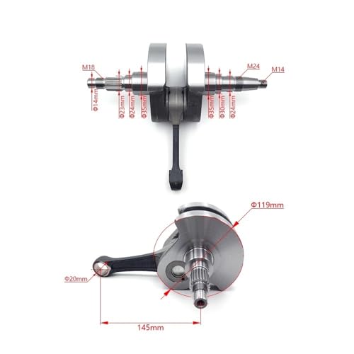 Cigüeñal NC250 y conjunto de biela para motor de moto Avantis, BSE y GR8 3