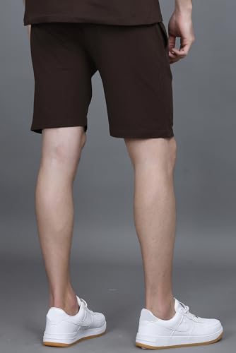 Image of GODFREY Cotton Half Trackpant with Zipper Pocket Shorts for Men | Outdoor Light Weight Sports