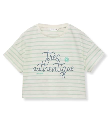 Image of Alan Jones Clothing Girls Crop T-Shirt | Short Length Drop Shoulder Tee | Printed Casual Top for Girls