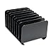 STEELMASTER Desktop Vertical Organizer, 8 Sections, Steel, 15" x 8.13" x 11", Black (2648004)