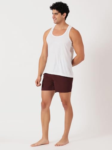 Image of Thomas Scott Men's | Cricket Club | Regular Fit | 100% Cotton | Casual | Woven | Boxer | Shorts | Pack of 3